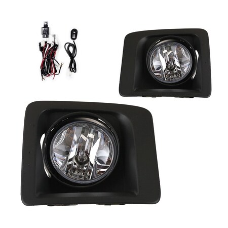 Fog Light - Clear -Wiring Kit Included